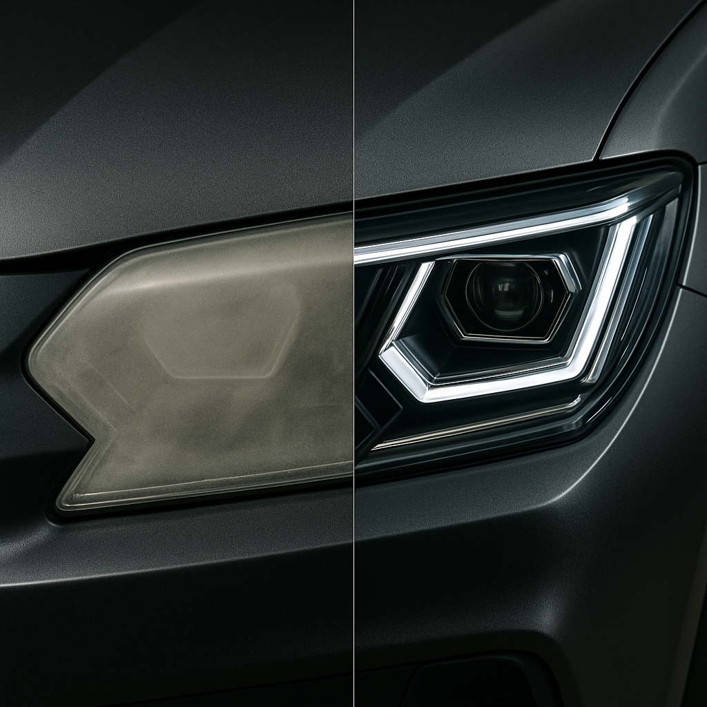 Renovering av strålkastare