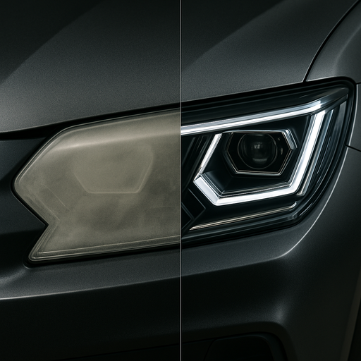 Renovering av strålkastare